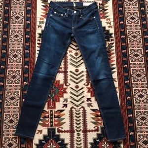 Rag & Bone skinny dark denim jeans